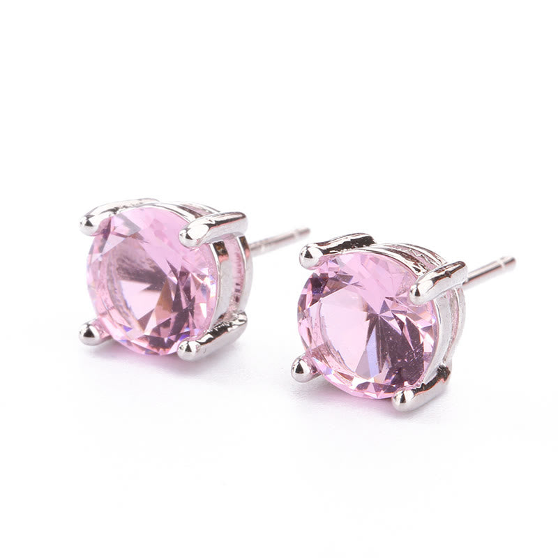 Buddha Stones Natural Various Gemstone Amethyst Love Earrings - image 6
