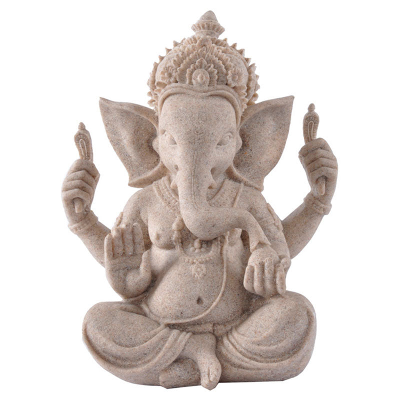 Ganesh Ganpati Elephant Statue Wealth Blessing Home Decoration - image 4