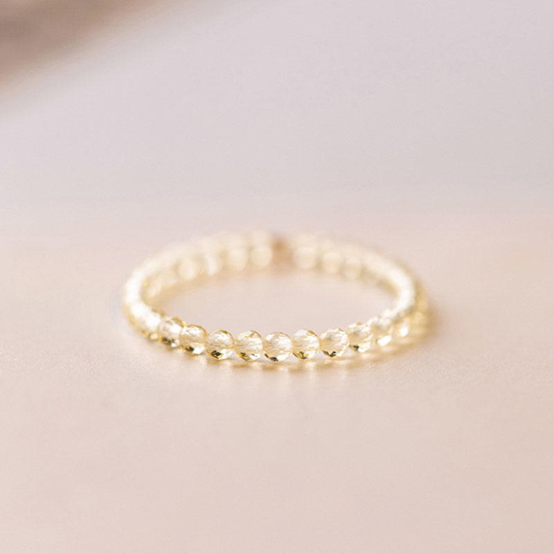 Buddha Stones Natural Citrine Happiness Prosperity Ring - image 10