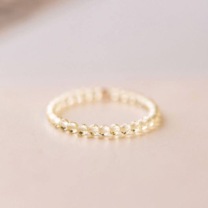 Buddha Stones Natural Citrine Happiness Prosperity Ring - image 10