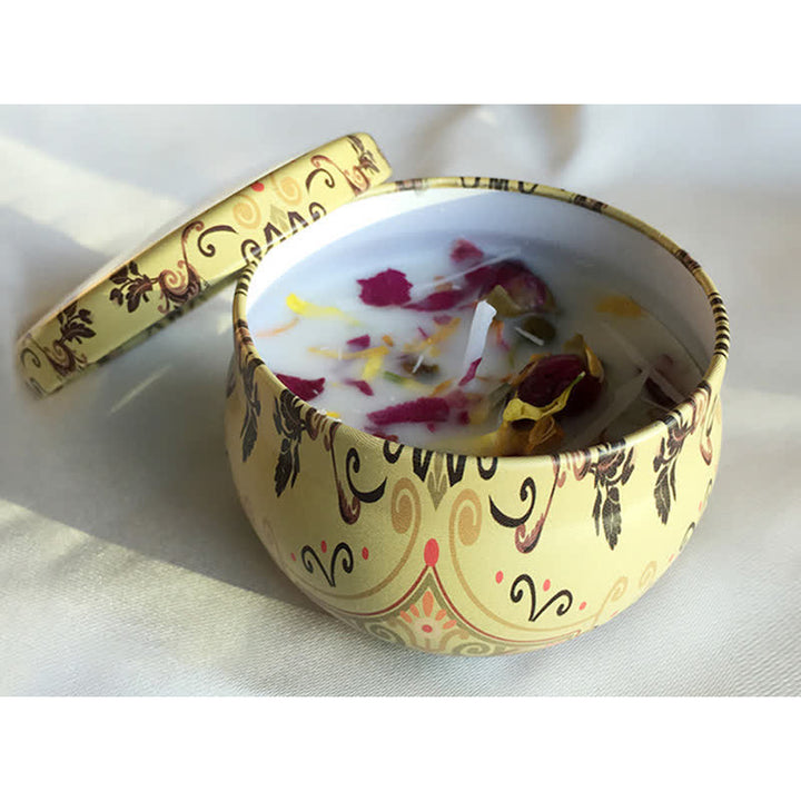 White Tea Ginger Flower Lavender Gardenia Scented Soy Wax Candle Gift For Family Friends - Lavender - image 4