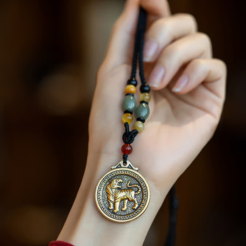 12 Chinese Zodiac Blessing Wealth Fortune Necklace Pendant - image 8