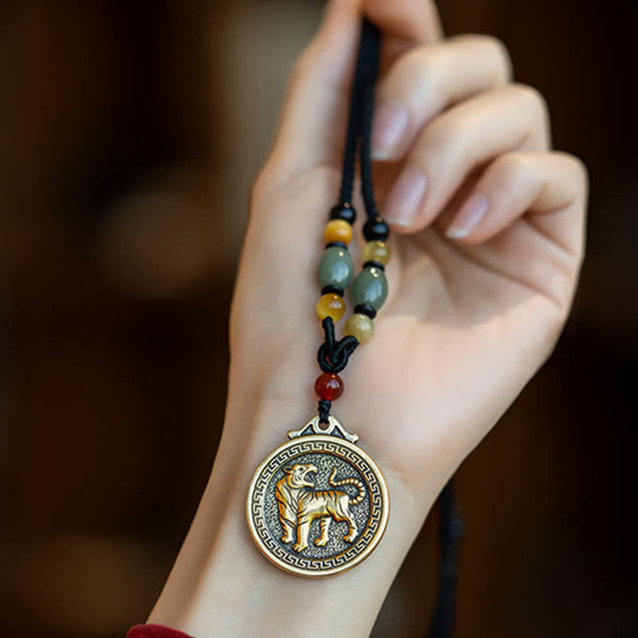 12 Chinese Zodiac Blessing Wealth Fortune Necklace Pendant - image 8
