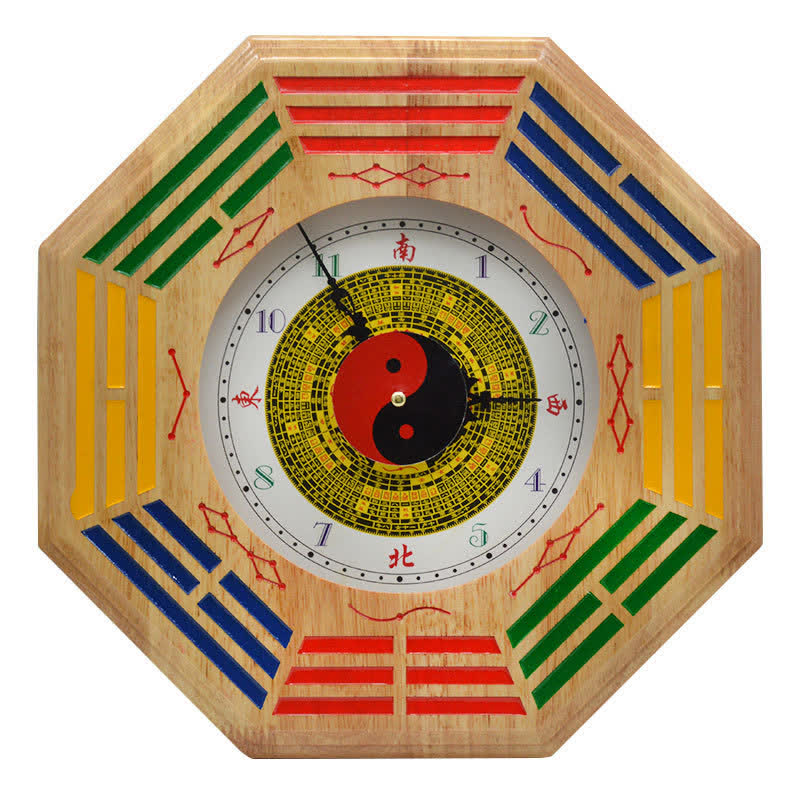 Feng Shui Bagua Map Balance Energy Map Wall Clock - image 0