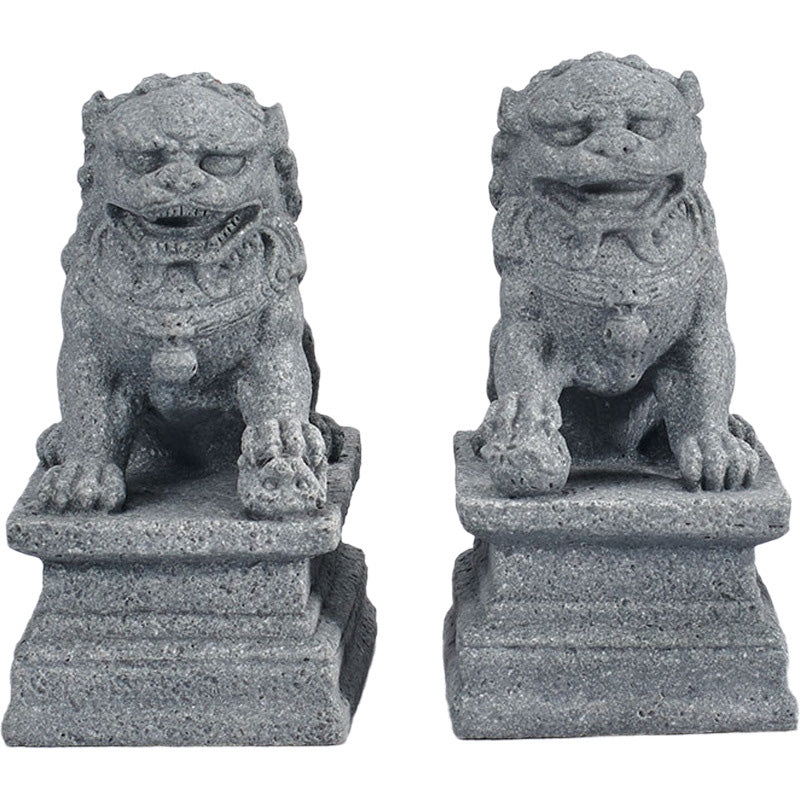 Buddha Stones Lion Fu Foo Dogs Elephant Ward Off Evil Blessing Home Decoration - image 10