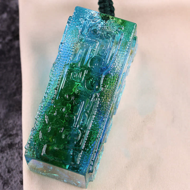 Feng Shui Handmade Liuli Crystal Art Piece Home Office Decoration - image 4