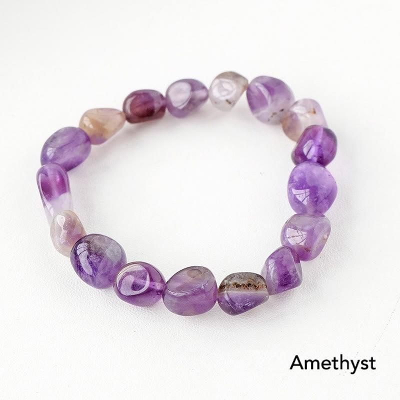 Natural Irregular Shape Crystal Stone Spiritual Awareness Bracelet