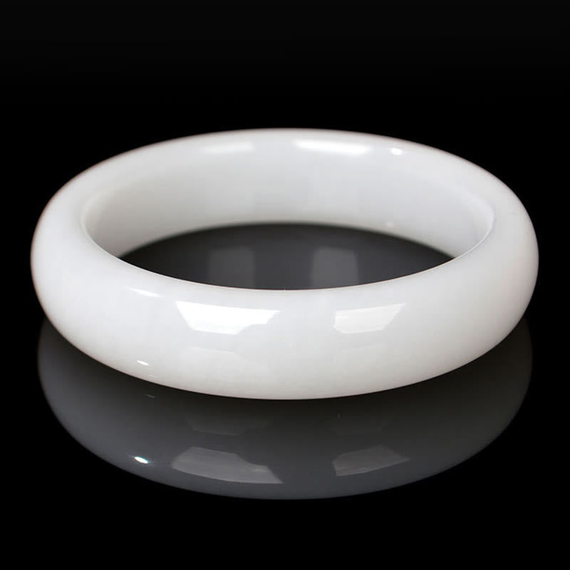 Natural Golden Silk Jade Wealth Luck Bracelet Bangle - image 11