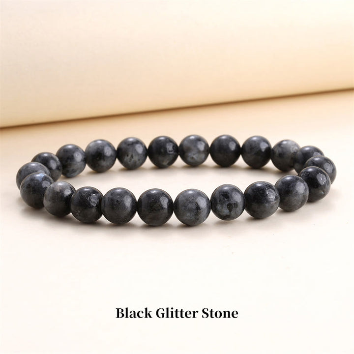 Buddha Stones Natural Stone Quartz Healing Beads Bracelet