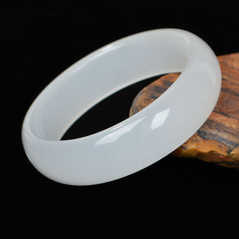 Natural Golden Silk Jade Wealth Luck Bracelet Bangle - image 4
