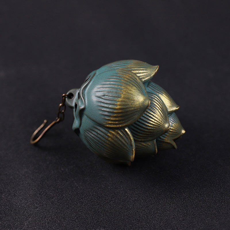 Buddha Stones Lotus Meditation Hanging Incense Burner Decoration - image 2