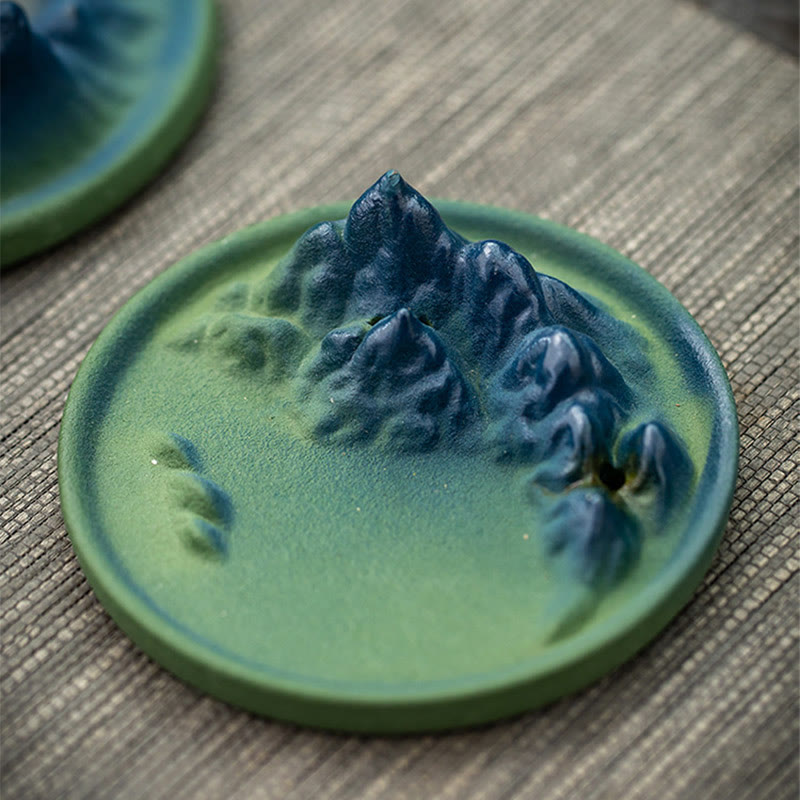 Creative Mountain River Ceramic Healing Backflow Incense Burner - image 19