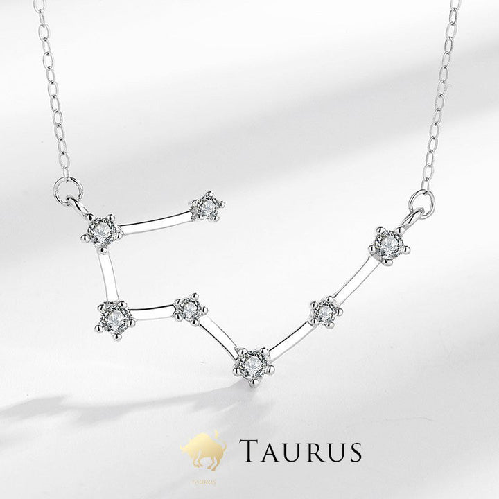 Buddha Stones 925 Sterling Silver 12 Constellations of the Zodiac Astrology Blessing Necklace Pendant - Taurus - image 20