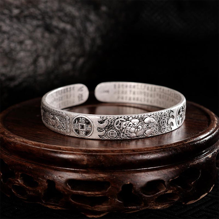 Buddha Stones FengShui Lucky PiXiu Protection Adjustable Bracelet - image 2