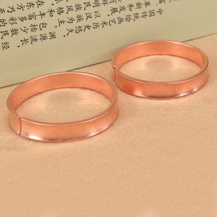 Copper Wealth Luck Cuff Bracelet Bangle - image 7