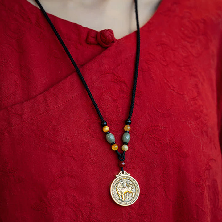 12 Chinese Zodiac Blessing Wealth Fortune Necklace Pendant - image 9
