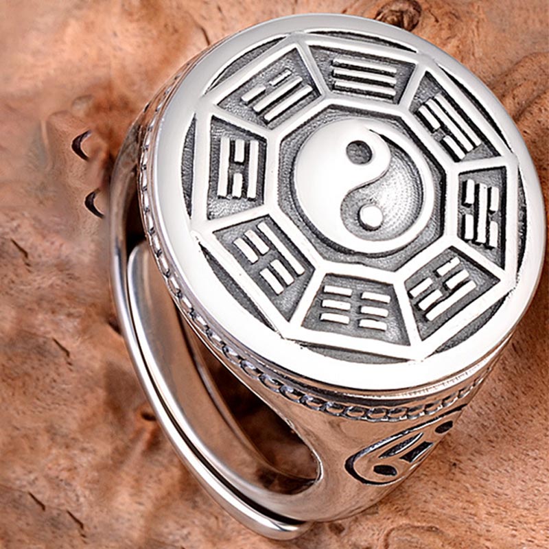 Yin Yang Balance Adjustable Ring - image 1