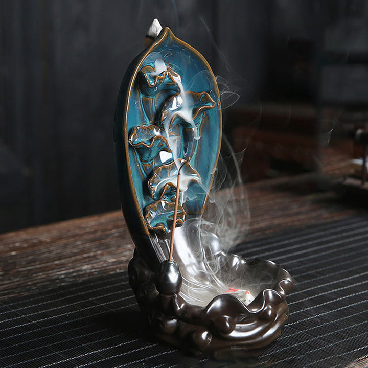 Waterfall Incense Burner Backflow Incense Holder - image 3