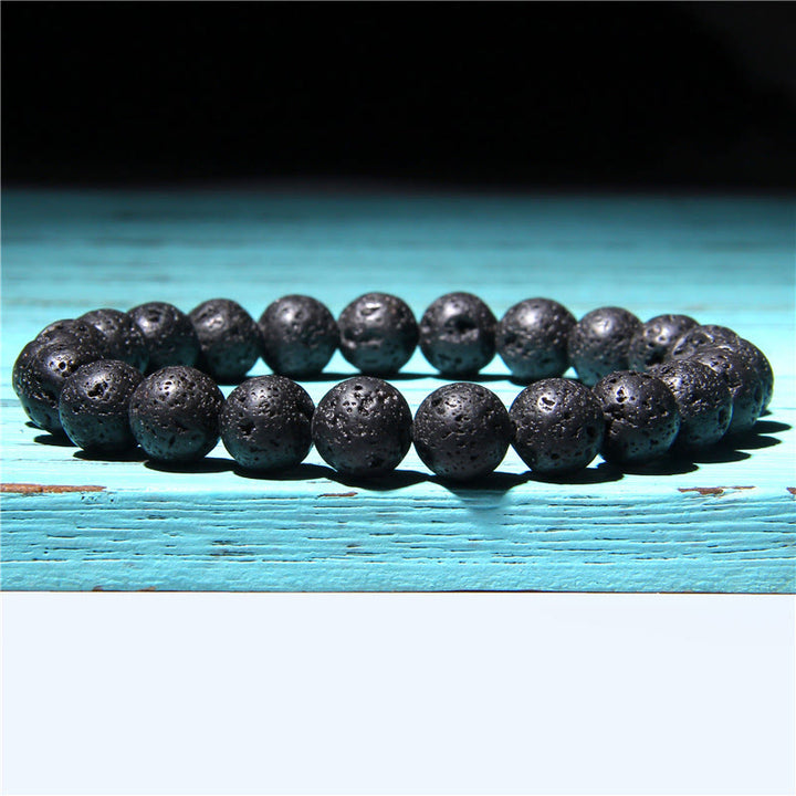 Natural Agate Stone Crystal Balance Beaded Bracelet