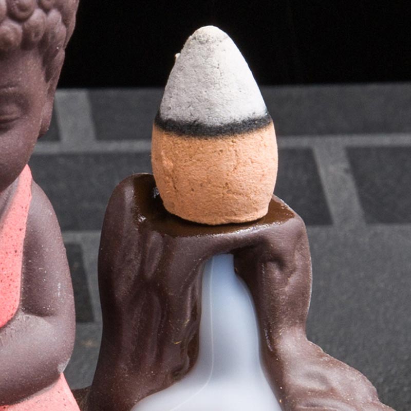Buddha Stones  Backflow Smoke Fountain Ceramic Blessing Incense Burner Decoration - image 5