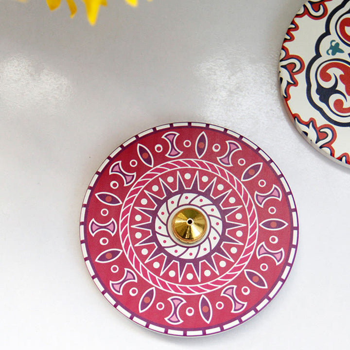 Colorful Pattern Ceramic Blessing Stick Incense Burner - image 18