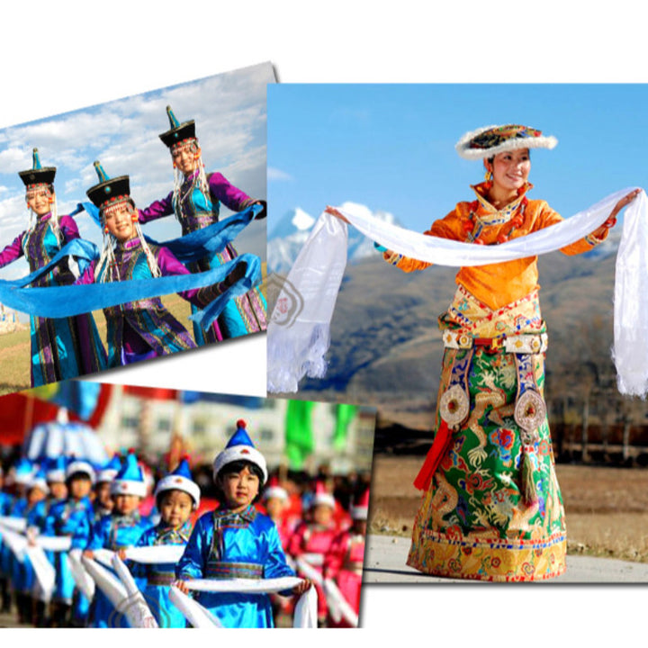 Tibetan Blessing Auspicious 5 Colors Khata Decoration - image 20