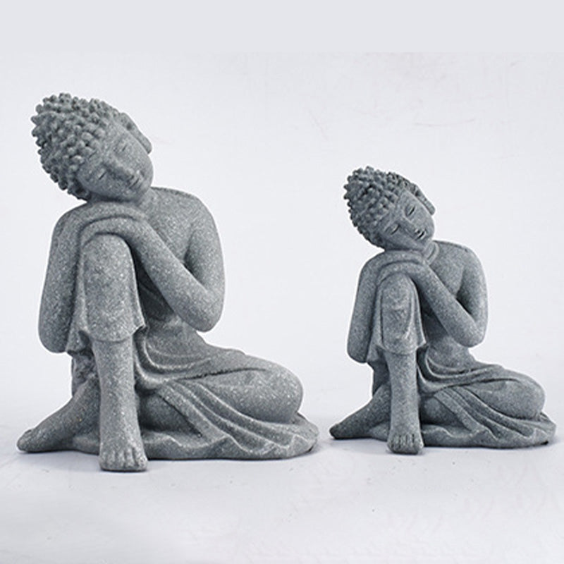 Buddha Stones Sitting Meditation Buddha Blessing Compassion Decoration - image 18