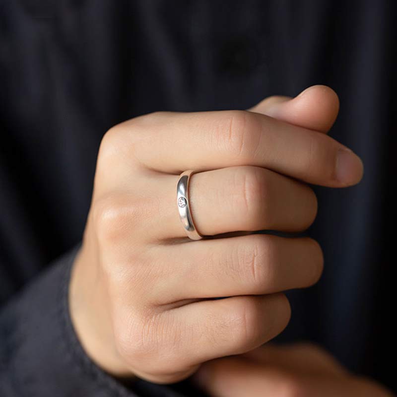 Buddha Stones 925 Sterling Silver Chinese Zodiac Natal Buddha Blessing Couple Ring - image 4