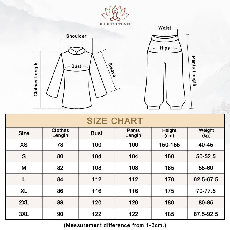 Auspicious Clouds Gradient Meditation Prayer Spiritual Zen Tai Chi Qigong Practice Women's Clothing Set - image 17