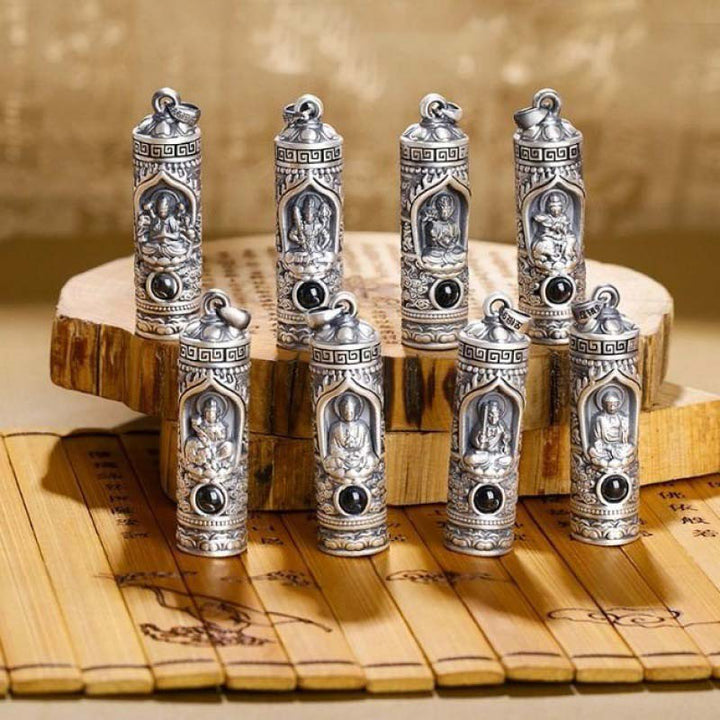 Chinese Zodiac Natal Buddha Projection Prosperity Necklace Pendant - image 24