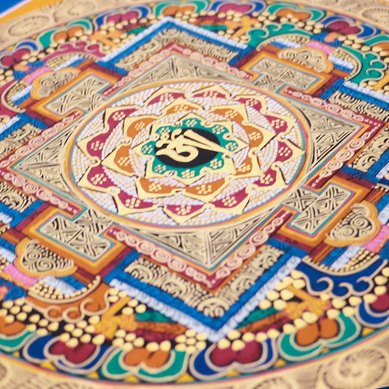 Tibetan Handmade Thangka Painting Blessing Thangka Blind Box Random Color Pattern