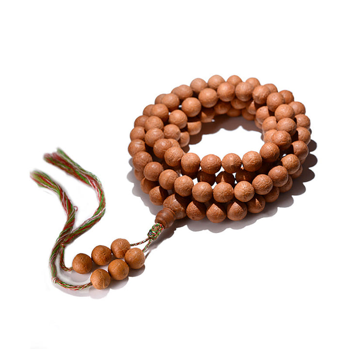 Buddha Stones 108 Mala Beads Nepal Bodhi Seed Luck Wealth Tassel Bracelet - image 11