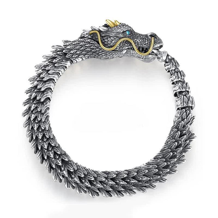 Buddha Stones Nordic Dragon Handmade Amulet Luck Protection Chain Bracelet - image 8