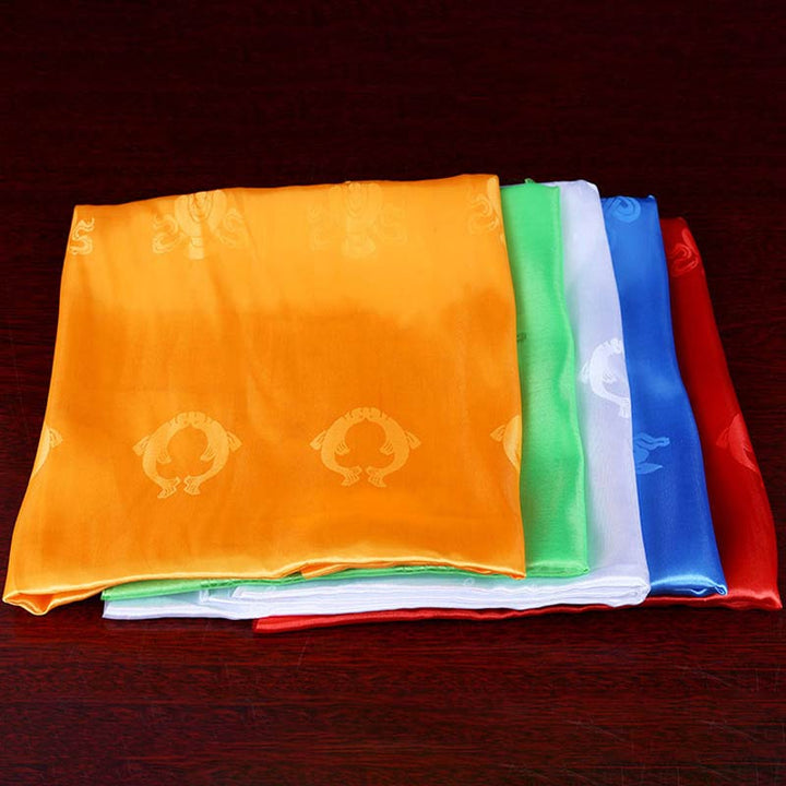 Tibetan Blessing Auspicious 5 Colors Khata Decoration - image 13