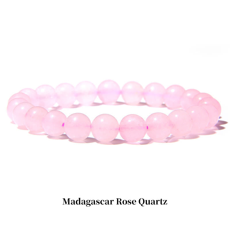 Buddha Stones "All the Best for Love and Harmony" Stone Quartz Bracelet Includes Gift Message Card - image 1