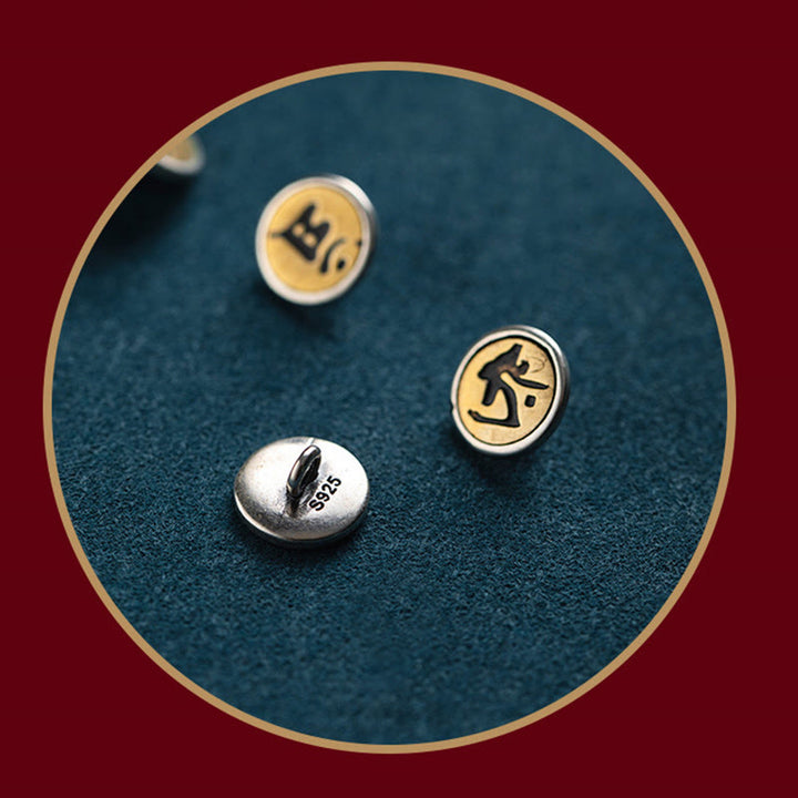 Buddha Stones Handmade 925 Sterling Silver Chinese Zodiac Natal Buddha Protection Colorful Rope Bracelet - image 14