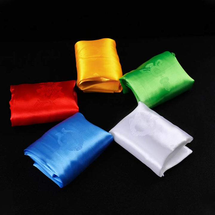 Tibetan Blessing Auspicious 5 Colors Khata Decoration - image 16