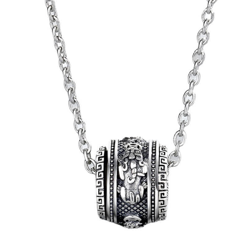 Buddha Stones PiXiu Luck Wealth Rotatable Necklace Pendant - image 7