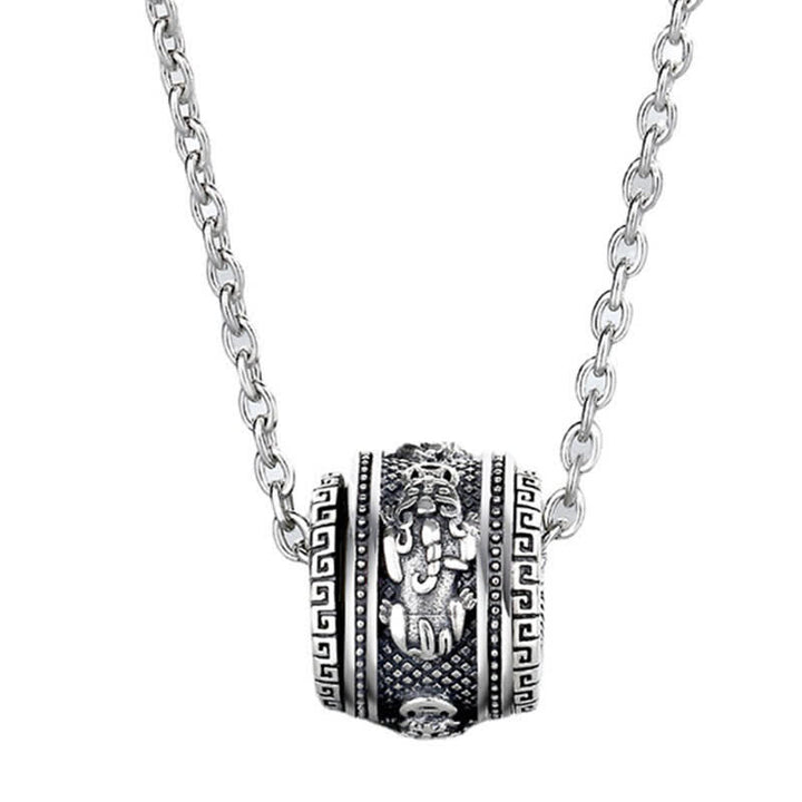 Buddha Stones PiXiu Luck Wealth Rotatable Necklace Pendant - image 7