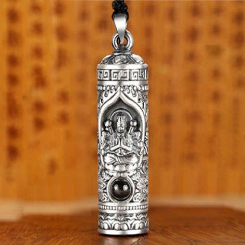 Chinese Zodiac Natal Buddha Projection Prosperity Necklace Pendant - Rat - image 6