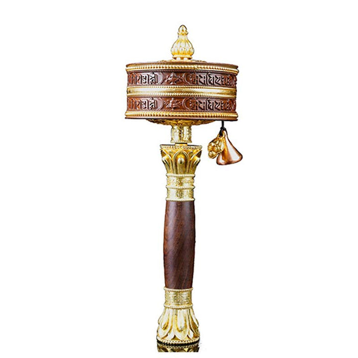 Tibetan Prayer Wheel Six True Words Copper Balance Decoration - image 11