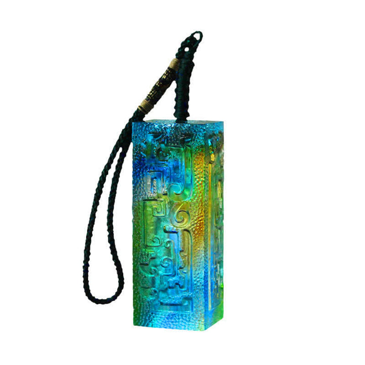 Feng Shui Handmade Liuli Crystal Art Piece Home Office Decoration - image 5