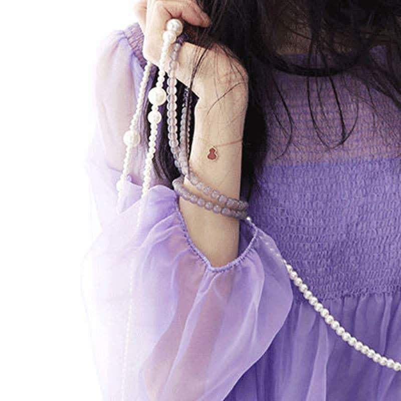 Natural Amethyst Crystal Meditation Healing Bracelet - image 10