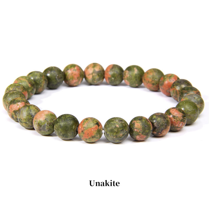 Buddha Stones Natural Stone Quartz Healing Beads Bracelet