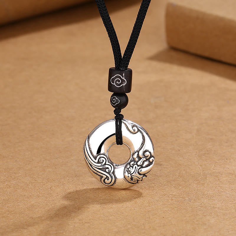Buddha Stones PiXiu Peace Buckle Copper Wealth Necklace Pendant - PiXiu(Wealth♥Luck) - image 1