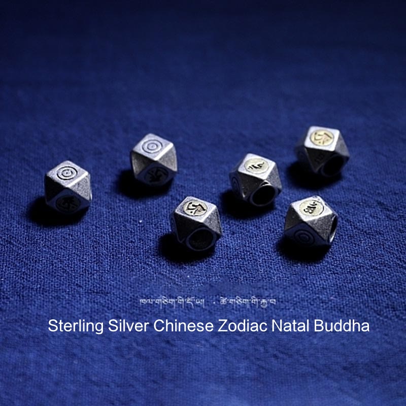 Buddha Stones 925 Sterling Silver Chinese Zodiac Natal Buddha Natural Amber Clear Anxiety Bracelet - image 9