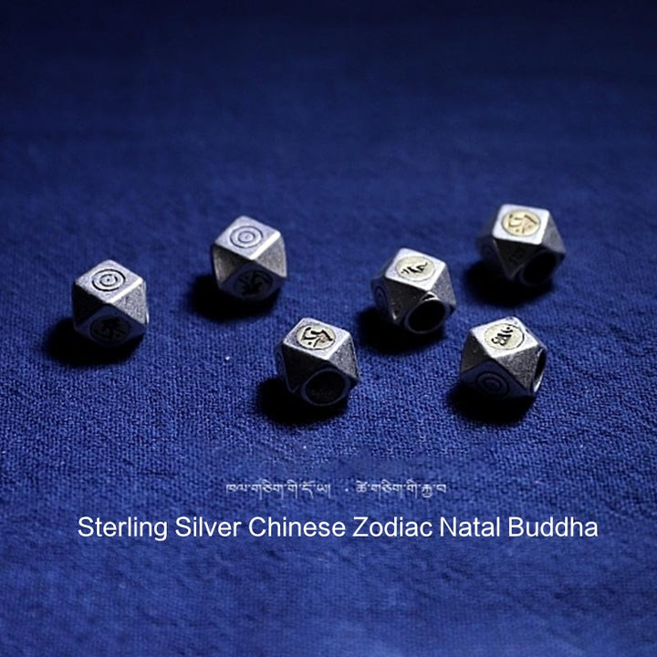 Buddha Stones 925 Sterling Silver Chinese Zodiac Natal Buddha Natural Amber Clear Anxiety Bracelet - image 9