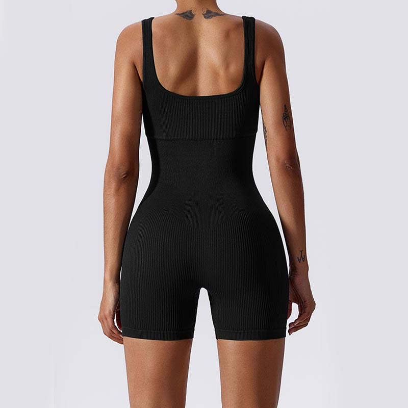 Buddha Stones High Stretch Sleeveless Seamless Jumpsuit Sports Fitness Yoga Women Bodysuit