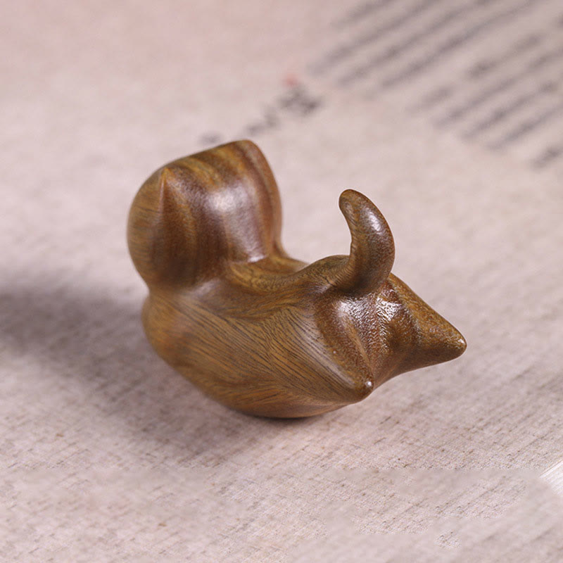 Buddha Stones Green Sandalwood Cute Cat Pattern Soothing Stick Incense Burner Decoration - image 3