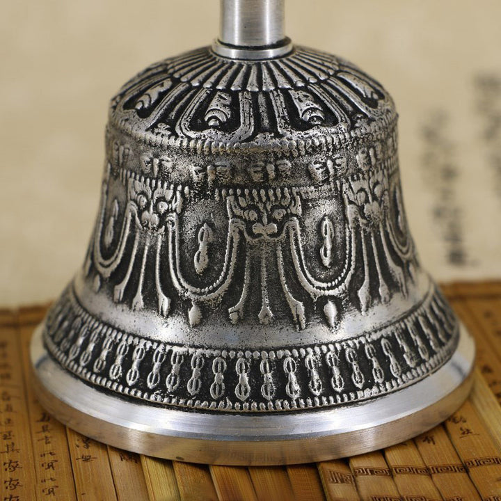 Buddha Stones Tibetan Meditation Bell and Vajra Dorje Copper Decoration Set - image 7